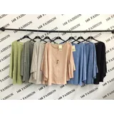 Gonna a Tubino Pantaloni Donna Autunno Made in Italia Quotidiano Vari Colori Standard — foto 1