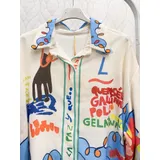 Camicie(D) Genere Camicetta Camicia Casual Donna Primavera/Estate Made in Italia Tempo libero Vari Colori Lino — foto 4