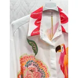 Camicie(D) Genere Camicetta Camicia Casual Donna Primavera/Estate Made in Italia Tempo libero Vari Colori Lino — foto 4