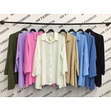 T-Shirt Maglie Donna Autunno Made in Italia Quotidiano Vari Colori Standard — foto 3