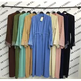 Completo Vestiti Camicia T-Shirt Pantaloni Sportivi Giacca Leggere Donna Primavera/Estate Made in Italia Tempo libero Colore Unico Standard — foto 3
