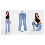 Jeans(D) Genere Jeans Slim Fit Donna Primavera/Estate Made in Cina Tempo libero Colore Unico Standard Monocromo — foto 1