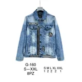 Giacca di Jeans Uomo Autunno/Inverno Made in Cina Tempo libero Vari Colori Standard  — foto 1