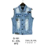 Giacca di Jeans Uomo Primavera/Estate Made in Cina Tempo libero Vari Colori Standard — foto 1