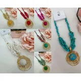 Collana Primavera/Estate Made in Cina Quotidiano Vari Colori — foto 1