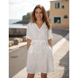 Pantaloni(D) Genere Pantaloni Donna Estate Made in Italia Tempo libero Colore Unico Standard Bottoni — foto 4