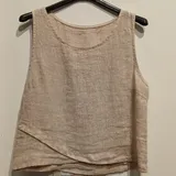 Vestiti Genere Vestiti Donna Estate Made in Italia Tempo libero Colore Unico Standard Lino — foto 6
