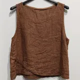 Vestiti Genere Vestiti Donna Estate Made in Italia Tempo libero Colore Unico Standard Lino — foto 8