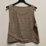 Vestiti Genere Vestiti Donna Estate Made in Italia Tempo libero Colore Unico Standard Lino — foto 10