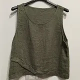 Vestiti Genere Vestiti Donna Estate Made in Italia Tempo libero Colore Unico Standard Lino — foto 11