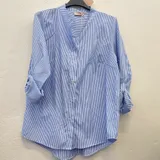 Camicie(D) Genere Camicia Camicia Casual Donna Primavera/Estate Made in Italia Tempo libero Colore Unico Standard Multicolore Cotone — foto 3