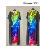 Long printed dress — foto 1