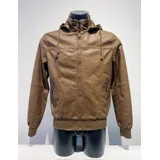 Giacca di Pelle Uomo Primavera Made in Cina Tempo libero Colore Unico Standard — foto 3