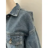 Giacche(D) Genere Giacca di Jeans Donna Primavera Made in Cina Quotidiano Colore Unico Standard — foto 5