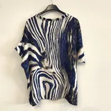 Maglie Donna Estate Made in Italia Tempo libero Vari Colori Oversize — foto 3