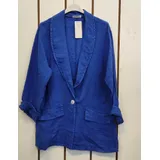 Giacche(D) Genere Giacca Leggere Giacca Donna Primavera/Estate Made in Italia Quotidiano Colori Casuale Standard Monocromo — foto 4