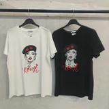 T-Shirt & Top(D) Genere T-Shirt Donna Primavera/Estate Made in Italia Quotidiano Colore Unico Standard Monocromo — foto 1
