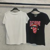 T-Shirt & Top(D) Genere T-Shirt Donna Primavera/Estate Made in Italia Quotidiano Colore Unico Standard — foto 3