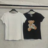 T-Shirt & Top(D) Genere T-Shirt Donna Primavera/Estate Made in Italia Quotidiano Colore Unico Standard — foto 3