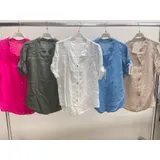 Camicie(D) Genere Camicia Camicia Donna Primavera/Estate Made in Italia Quotidiano Colore Unico Standard — foto 4