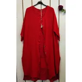 Completo(D) Genere Tuta Jumpsuit Donna Primavera/Estate Made in Italia Tempo libero Colori Casuale Curvy(taglie forti) Monocromo — foto 1