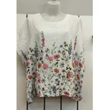 Camicie(D) Genere Camicetta Camicia Casual Donna Primavera/Estate Made in Italia Tempo libero Colori Casuale Curvy(taglie forti) Stampata Lino — foto 1