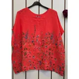 Camicie(D) Genere Camicetta Camicia Casual Donna Primavera/Estate Made in Italia Tempo libero Colori Casuale Curvy(taglie forti) Stampata Lino — foto 5