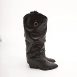 Stivali(D) Genere Texani/Biker Donna Autunno/Inverno Made in Cina Tempo libero Piatto A punta — foto 3