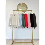 T-Shirt & Top(D) Genere T-Shirt Donna Primavera/Estate Made in Italia Quotidiano Colore Unico — foto 1