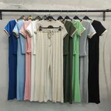 Completo(D) Genere Completo Donna Primavera/Estate Made in Italia Quotidiano Colore Unico Standard Monocromo — foto 4