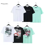 T-shirt Uomo Uomo Estate Made in Cina Quotidiano Vari Colori Oversize — foto 1
