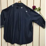Camicie(D) Genere Camicetta Camicia Casual Donna Primavera/Estate Made in Italia Tempo libero Colori Casuale Curvy(taglie forti) Stampata Cotone — foto 3