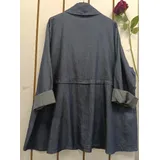 Giacche(D) Genere Giacca Leggere Giacca Donna Primavera/Estate Made in Italia Tempo libero Colori Casuale Curvy(taglie forti) Monocromo — foto 3