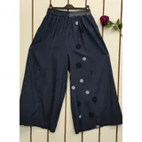 Pantaloni(D) Genere Pantaloni Donna Primavera/Estate Made in Italia Tempo libero Colori Casuale Curvy(taglie forti) Stampata Cotone — foto 1