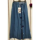 Pantaloni(D) Genere Pantaloni Donna Primavera/Estate Made in Italia Tempo libero Colori Casuale Curvy(taglie forti) Stampata Cotone — foto 4