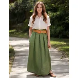Gonne Genere Gonna lunga Donna Estate Made in Italia Tempo libero Colore Unico Standard — foto 1