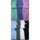 Completo Pantaloni T-Shirt Donna Autunno/Inverno Made in Italia Tempo libero Colore Unico Standard — foto 4