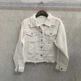 Giacche(D) Genere Giacca di Jeans Giacca Donna Primavera Made in Cina Quotidiano Colore Unico Standard Monocromo — foto 4
