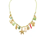 Collana in Filo Colorato con Charms Marini — foto 3