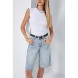 Jeans(D) Genere Jeans Corto Donna Primavera/Estate Made in Cina Tempo libero Colore Unico Standard — foto 3