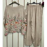 Completo(D) Genere Completo Donna Estate Made in Italia Quotidiano Colori Casuale Curvy(taglie forti) Fiori — foto 3