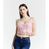 T-Shirt Donna Primavera/Estate Made in Cina Quotidiano Colore Unico Standard — foto 1