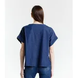 Camicia Camicia Donna Primavera/Estate Made in Italia Quotidiano Colore Unico Standard — foto 4
