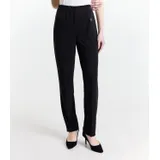 Pantaloni Eleganti Donna Primavera/Estate Made in Italia Quotidiano Colore Unico Standard — foto 1