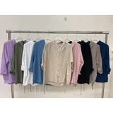 Camicie(D) Genere Estate Made in Italia Quotidiano Vari Colori Oversize — foto 3