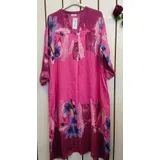 Vestiti Genere Vestiti Donna Primavera/Estate Made in Italia Tempo libero Colori Casuale Curvy(taglie forti) Stampata Lino — foto 5