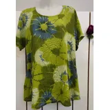Camicie(D) Genere Camicia Camicia Casual Donna Primavera/Estate Made in Italia Quotidiano Colori Casuale Curvy(taglie forti) Stampata Lino — foto 1