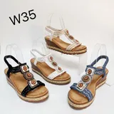 Sandali(D) Genere Sandali Donna Quattro stagioni Made in Cina Quotidiano Zeppe Aperta — foto 3