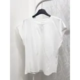 T-Shirt & Top(D) Genere T-Shirt Donna Primavera/Estate Made in Italia Tempo libero Vari Colori Monocromo — foto 5