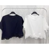 T-Shirt & Top(D) Genere T-Shirt Donna Primavera/Estate Made in Italia Tempo libero Vari Colori Monocromo — foto 1